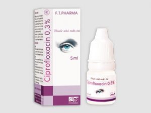 thuốc nhỏ mắt ciproíloxacin 0,3%