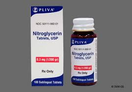 viên đặt dưới lưỡi nitroglycerin